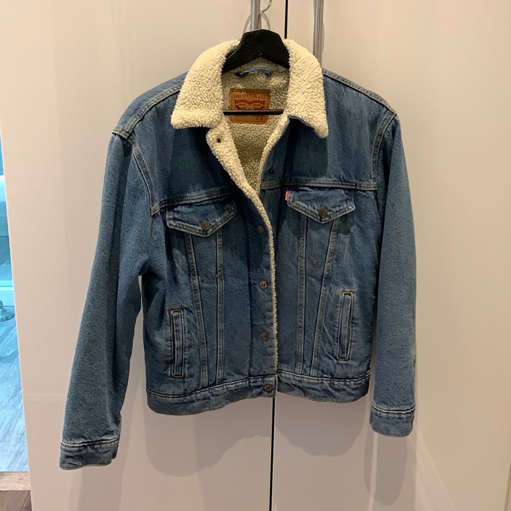 Levi’s Shearling-lined Denim Jacket, Women’s Med.